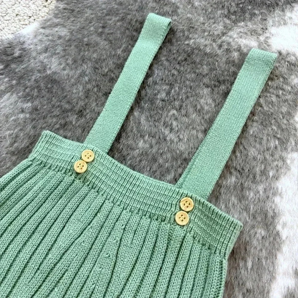 Baby Knit Overall Romper - Picture 4 of 8